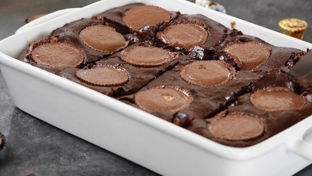 Peanut Butter Cup Brookies Recipe- Add A Pinch