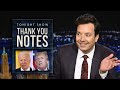 Thank You Notes: Detroit Lions Mascot Roary, Mental Fitness | The Tonight Show Starring Jimmy Fallon