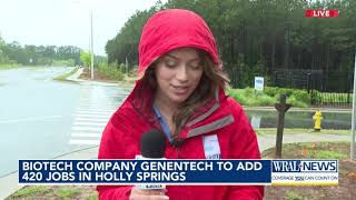 Biotech company Genetech plans to add 420 jobs in Holly Springs