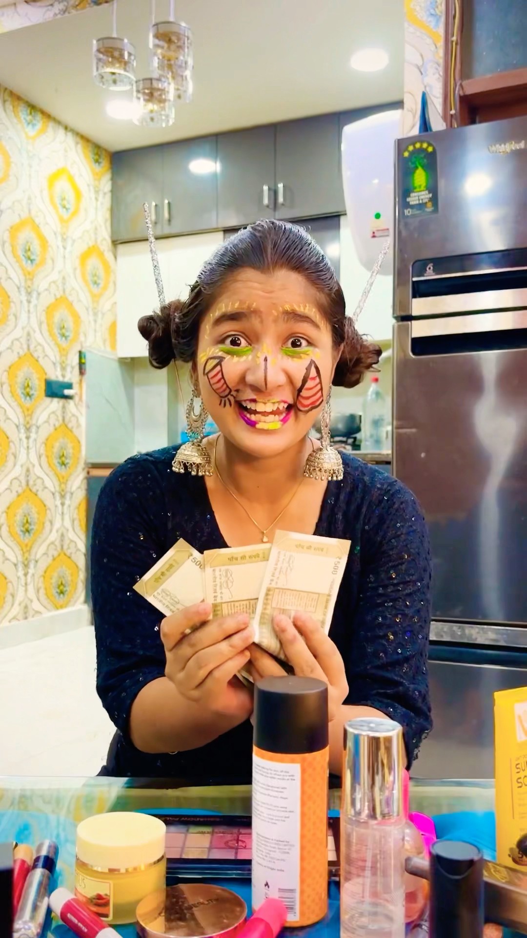 Diwali Ka Makeup ? Sab Barbad Kar Diya #diwali #shorts #comedy
