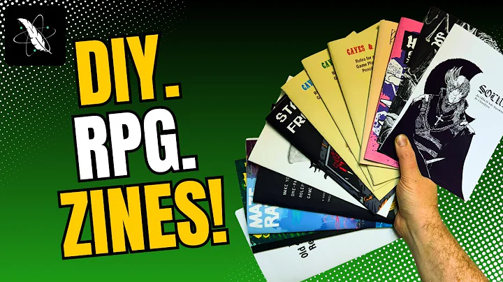 How to PRINT and BIND an RPG ZINE (EASY!)