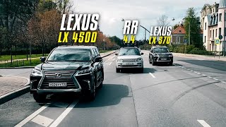 Ленивый драг. Lexus lx450d vs lx570 vs Range Rover 4.4 diesel. Опыт 3х лет владения. Чип тюнинг.