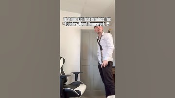 That Kid That Reminds The Teacher About Homework #funnyshorts #uk #viral #comedy #relatable #school