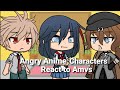 Angry Anime Characters react to Amvs || 1/2 || Mha, Klk, Bsd ||