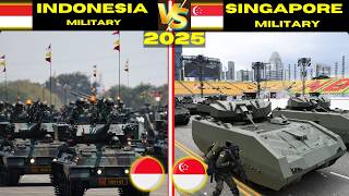 Indonesia vs Singapore military power Comparison 2025 | Singapore vs Indonesia's military power 2025