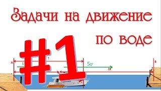 Задачи на движение по воде ЕГЭ и ОГЭ #1