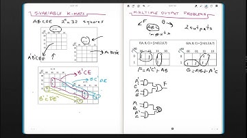 5-variable K-maps and Multiple output problems (EGR 190: Digital Circuits, week 7 #1)