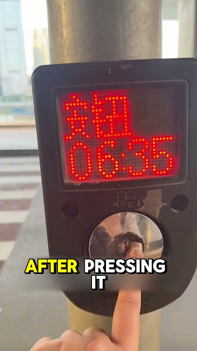 Pedestrian-Activated Traffic Light Design🚦 #shortvideo