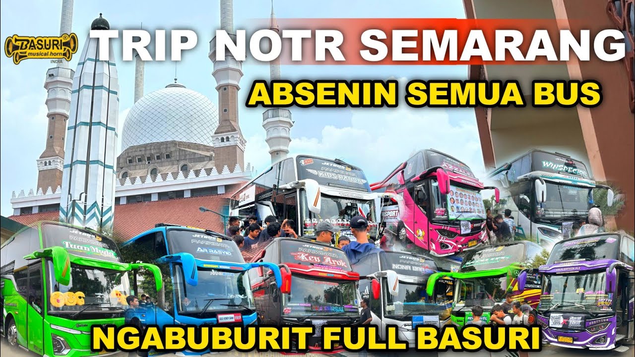 TRIP NGABUBURIT PALING MERIAH & FENOMENAL MAJT SEMARANG‼️ NGABSENIN SEMUA BUS ARTIS🤩
