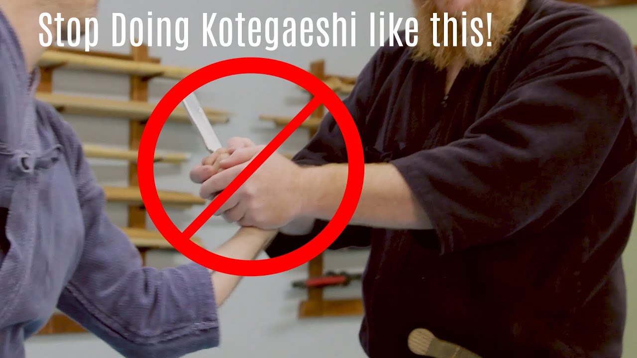 Detail on my kotegaeshi disarm