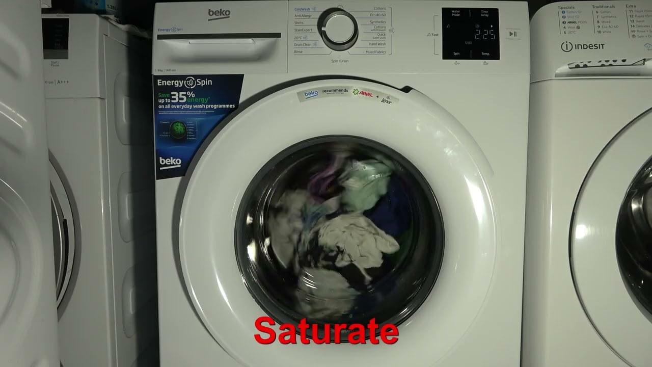 Stain expert 60'c (Fast : Group 2) / Beko EnergySpin B300 Washing machine