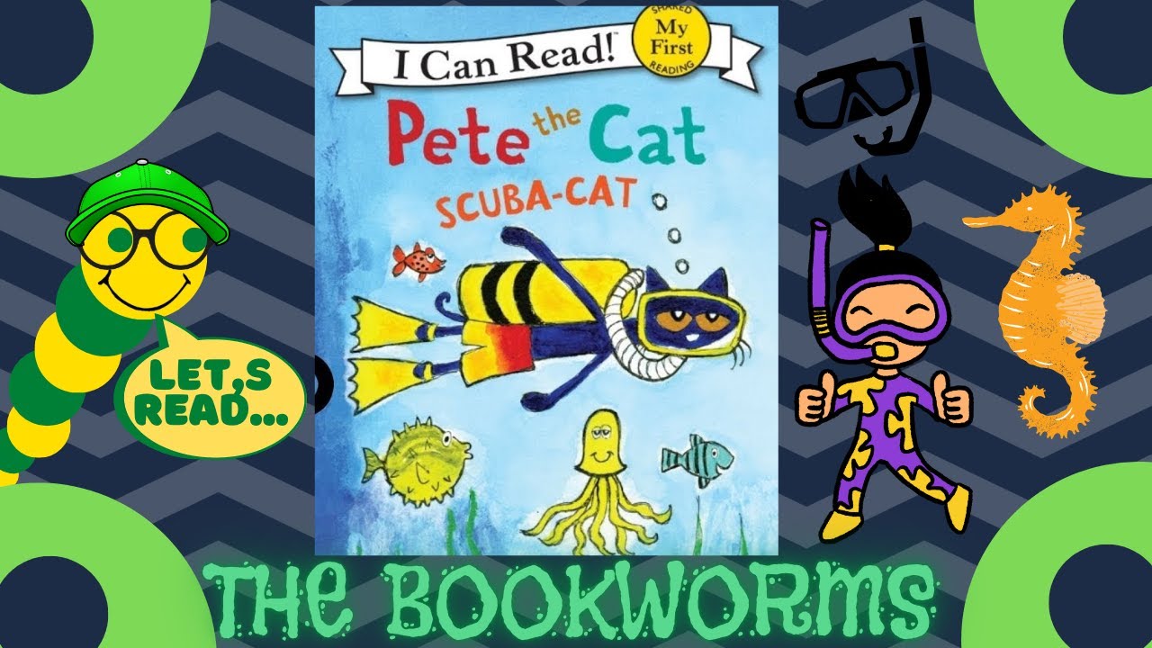 Pete the Cat🐱: Scuba-Cat🥽 - By James Dean - YouTube