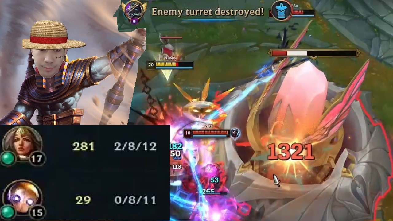 When Your Bot Lane Feeds But You Have Late Game Nasus