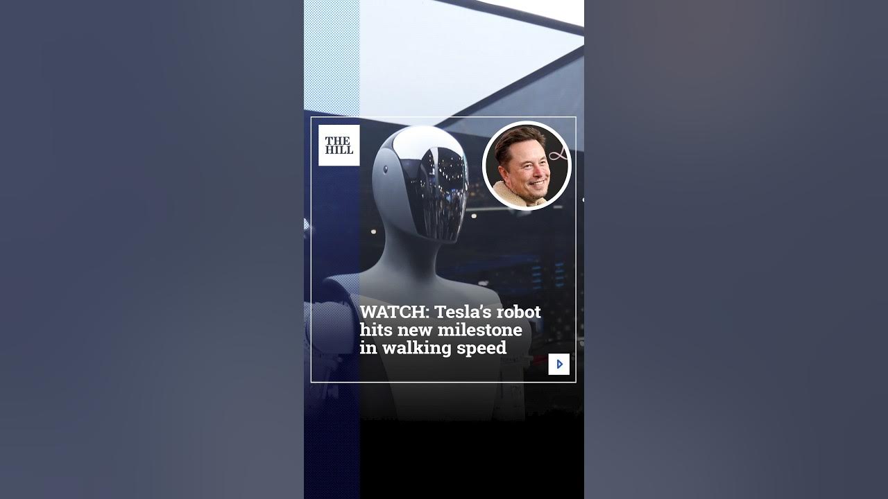 WATCH: Tesla’s robot Hits New Milestone In Walking Speed