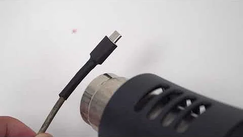 HOT TO REPAIR USB CABLE WITH HEAT SHRINK TUBE