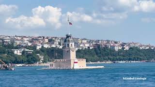 Istanbul Gunlugu  / ıstanbul / kız kulesi -- اسطنبول -  متحف برج البنت اجمل معالم اسطنبول  وسط البحر