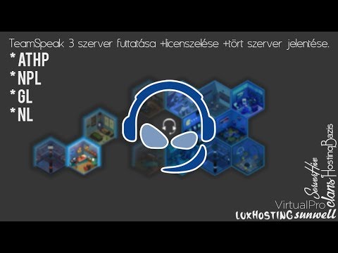 TeamSpeak 3 szerver futtatása +licenszelése +tört szerver jelentése.