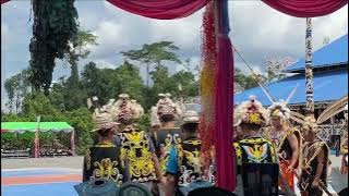 pembukaan MuBes ke5 & pagelaran seni bdya peqenoq tawai dayak Kenyah lepoq jln Kaltim-kaltara thn 24