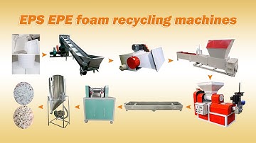 How to granulate EPS foam and EPE foam? EPS foam recycling machine
