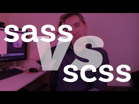 sass 대 scss-차이점은 무엇이며 어떤 것을 사용해야합니까?