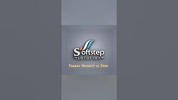✅Thread Priority in Java ✅ #Java #ThreadPriority #TechTips #LearnJava #Softstep #SoftstepSolution