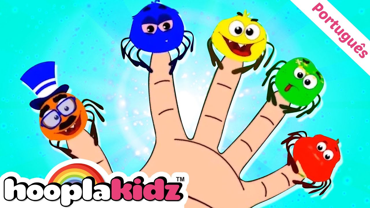 Hooplakidz Brasil | Família Dedo de Aranha | Finger Family Collection | Músicas Infantis