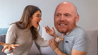 Bill Burr and wife Nia fighting over Feminism.