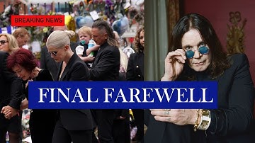 Sharon Osbourne and children view tributes as fans cheer Ozzy Osbourne