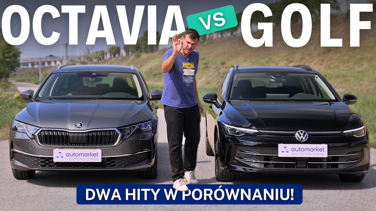 Volkswagen Golf 2025 vs Skoda Octavia 2025? - bratobójczy bój wersji kombi