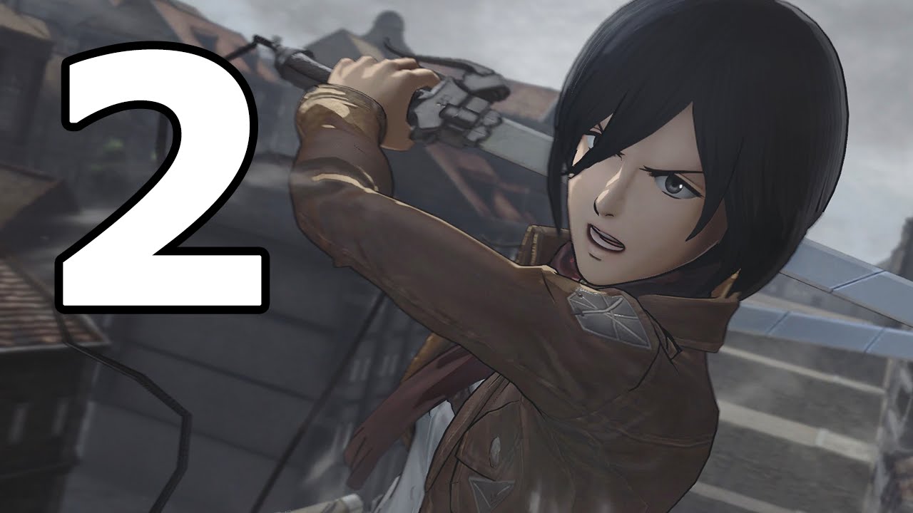 Attack On Titan English Walkthrough Part 2 - No Commentary Playthrough (PS4)
