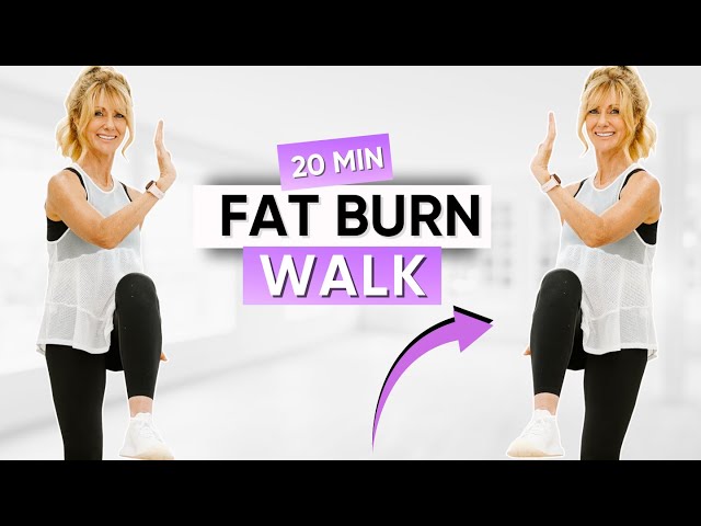 20 Minute Fat Burning Walking Workout | Walking Exercise For Weight Loss! class=