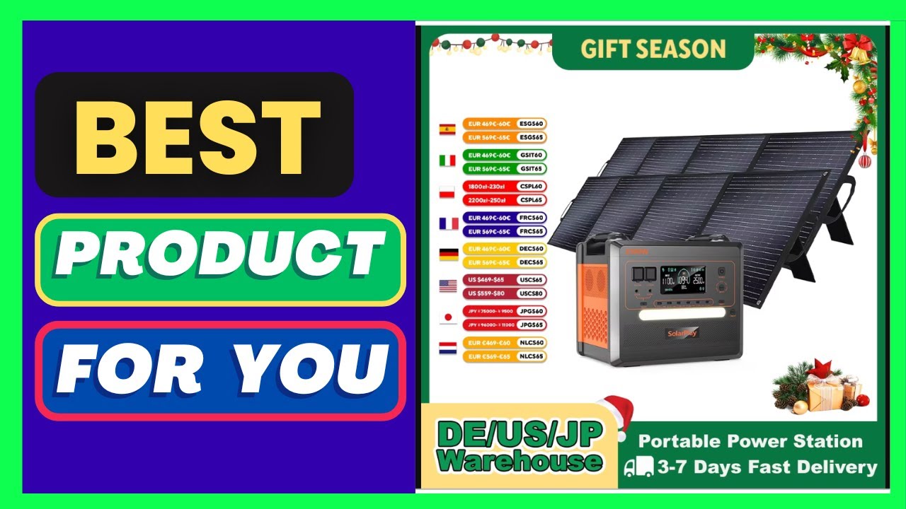 SOLARPLAY Q2402M Solar Generator 2500W 220V