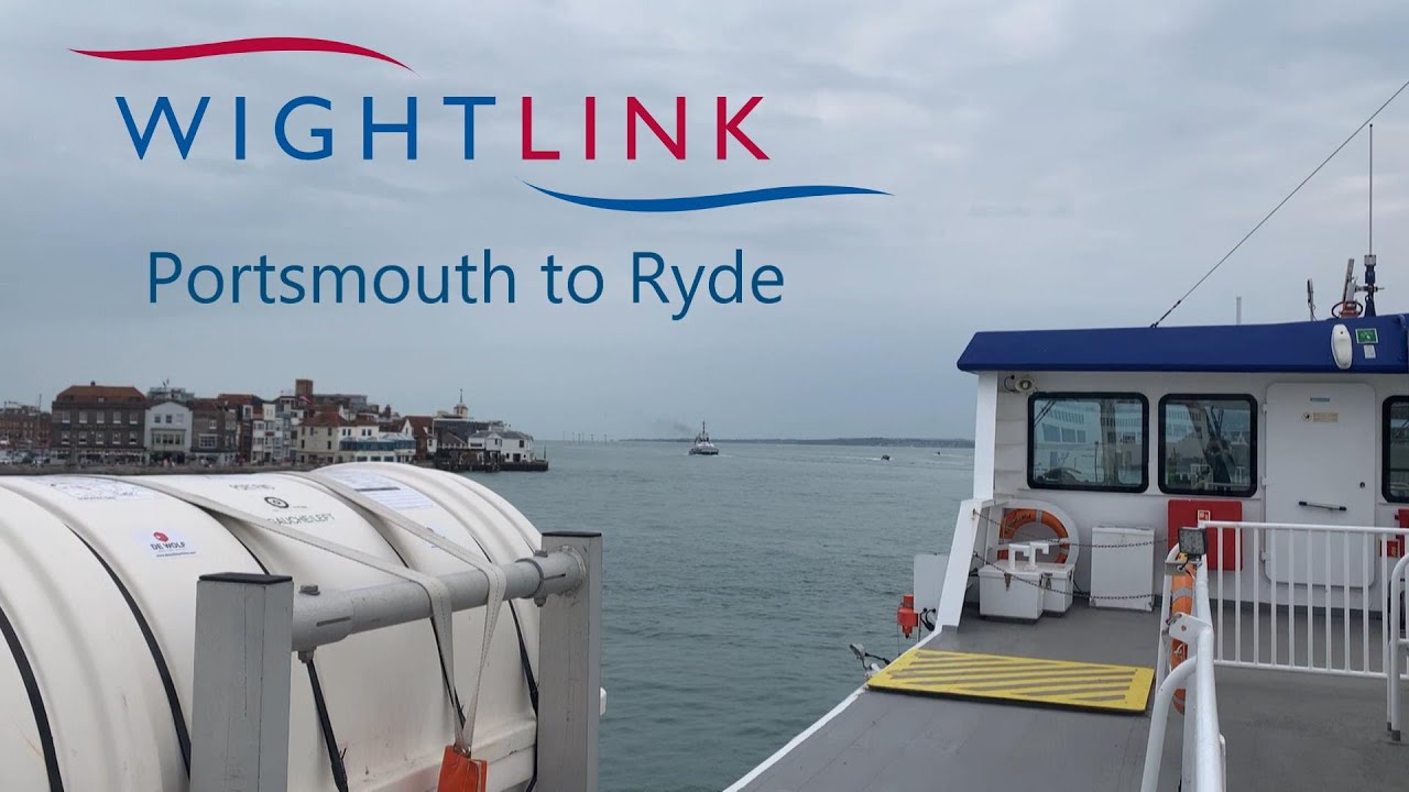 wightlink catamaran ryde to portsmouth