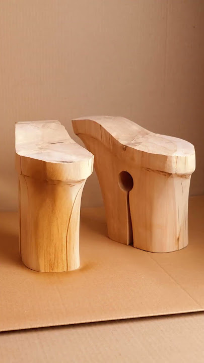 Making Japanese Geisha shoes from a block of wood! #woodmood #shorts #diy