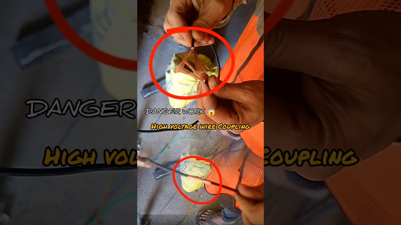 The world's best wire joining method ☠️ danger 