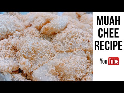 MUAH CHEE RECIPE | How to Make Muah Chee at Home | Malaysian Snacks Recipes | Easy Malaysian Dessert