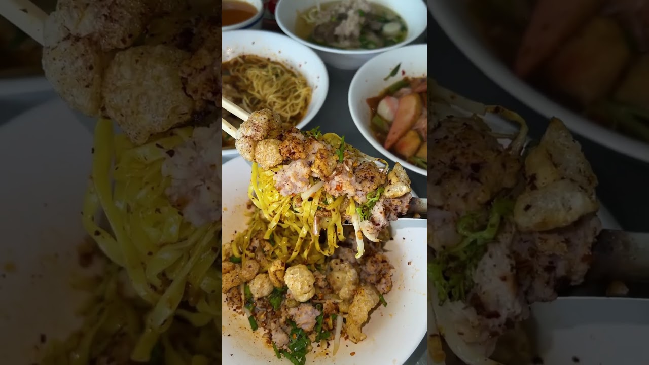 ก๋วยเตี๋ยวต้มยำเครื่องแน่นๆ รสชาติอร่อย #ก๋วยเตี๋ยวต้มยำ #ก๋วยเตี๋ยววิชัย #พีชอีทแหลก