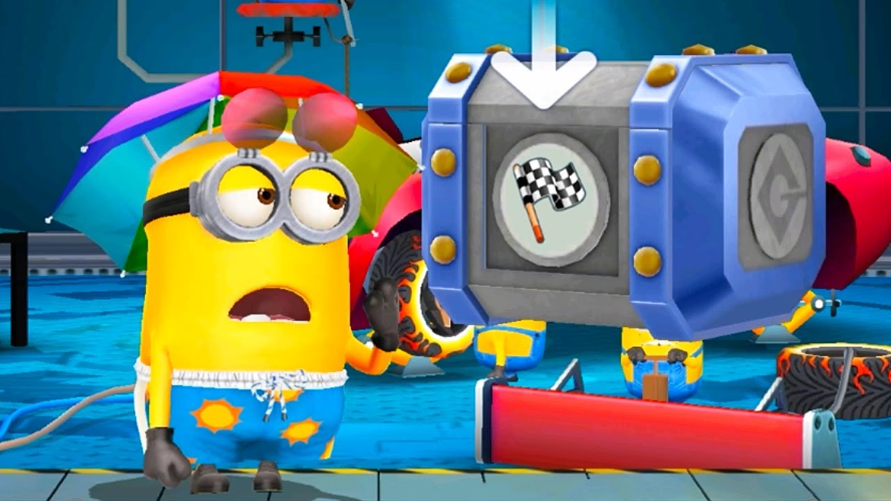 Beachgoer minion got stage 1 reward in Special Mission Minion Racing !