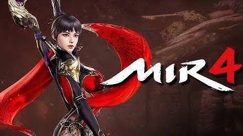MIR4 (Sorceress) (Skip Cut Scenes  , Customization and Skill Preview Gameplay)
