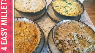 4 Easy and Healthy millet recipe for weight loss in TAMIL| Lunch box ideas| Samai |no rice no wheat