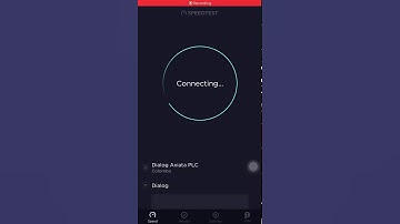 Dialog 4G Home Broadband speed test - 2019