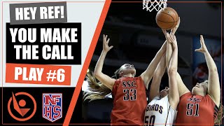 Basketball referee, award bonus free throws on this play #youmakethecall #abetterofficial
