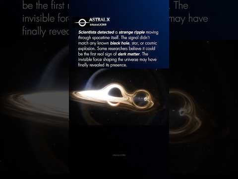 Scientists Detected a Ripple in Spacetime #shorts #space