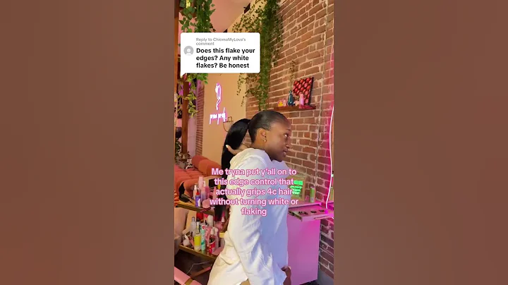 Edge control that works on 4c hair without flaking 😎