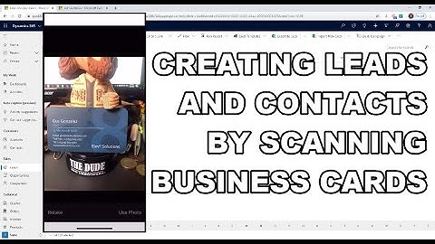 Dynamics 365 2MT Episode 117: ADD A BUSINESS CARD SCANNER TO DYNAMICS 365