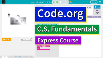 Code.org Express Lesson 4.6 Creating Art with Code | Tutorial with Answers | Course C Lesson 6.6