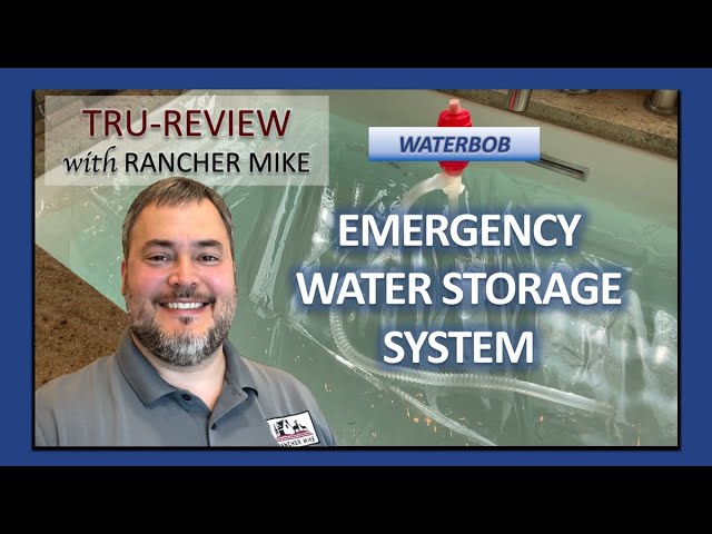 TRU-REVIEW - WaterBOB Emergency Water Storage System -  Product  Review 