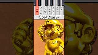 Gold Mario Vs Pink Gold Peach  Which Jingle Is Better mariokart piano jingle