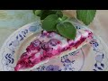 Пирог с вишнями в сметанной заливке. Простая и ооочень вкусная домашняя выпечка!