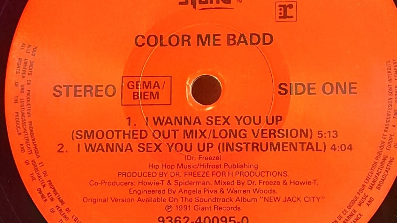 Color Me Badd I Wanna Sex You Up Smoothed Out Mix Long Version